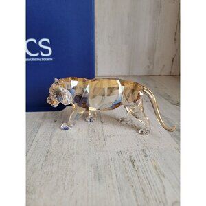 Swarovski endangered wildlife tiger 1003148 crystal home decor figure